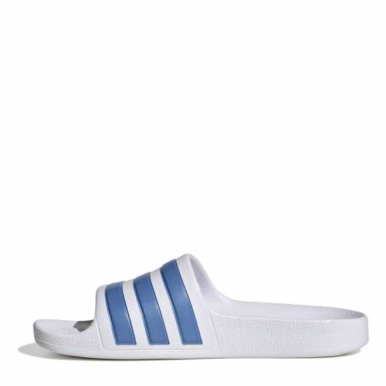 Adidas Adilette Aqua Slide Boys White/Blue Детски сандали и джапанки