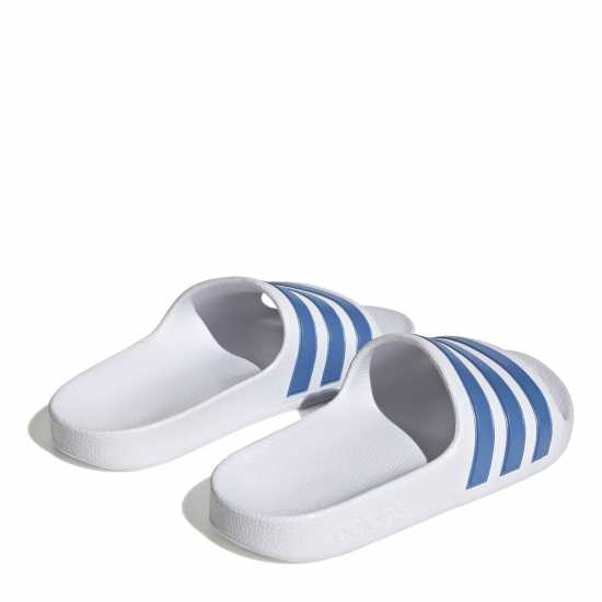 Adidas Adilette Aqua Slide Boys White/Blue Детски сандали и джапанки