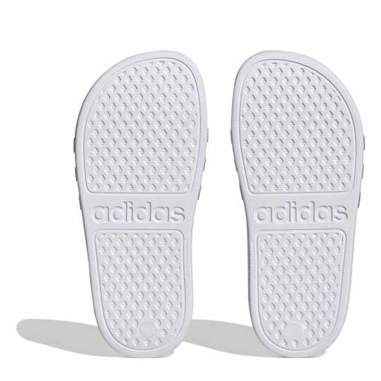 Adidas Adilette Aqua Slide Boys White/Blue Детски сандали и джапанки