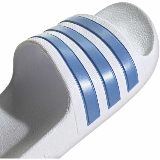 Adidas Adilette Aqua Slide Boys White/Blue Детски сандали и джапанки