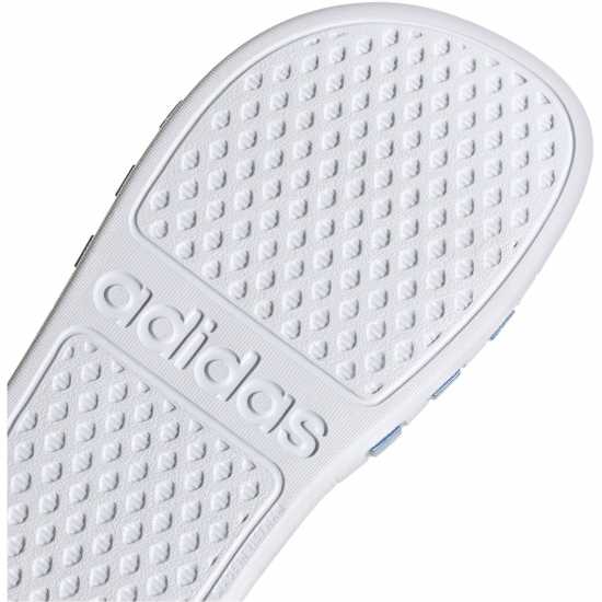 Adidas Adilette Aqua Slide Boys White/Blue Детски сандали и джапанки