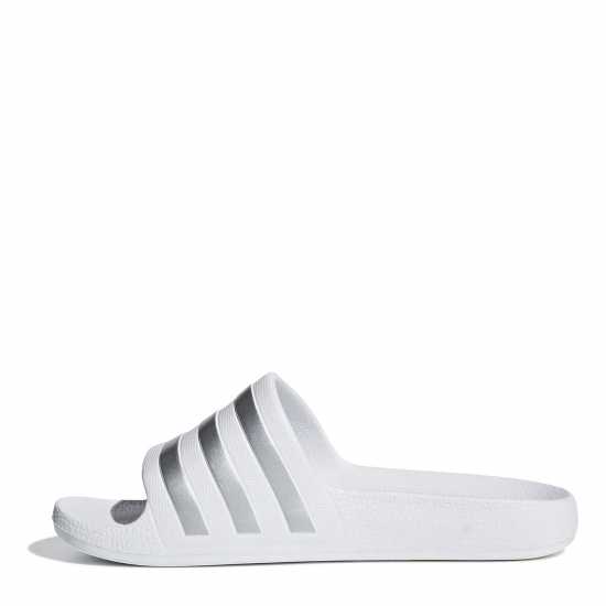 Adidas Adilette Aqua Slide Boys Бяло/сребро Детски сандали и джапанки