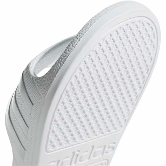 Adidas Adilette Aqua Slide Boys Бяло/сребро Детски сандали и джапанки