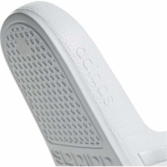 Adidas Adilette Aqua Slide Boys Бяло/сребро Детски сандали и джапанки