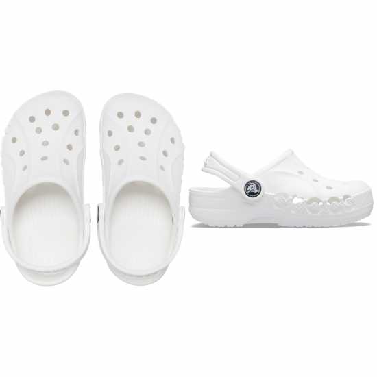 Crocs Baya Clogs Childrens White Детски сандали и джапанки