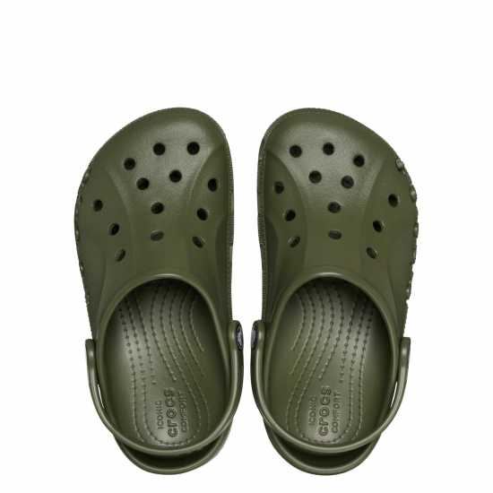 Crocs Baya Clogs Childrens Армейско зелено 