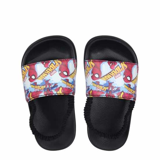 Character Infant Boys Sliders Spiderman Детски сандали и джапанки