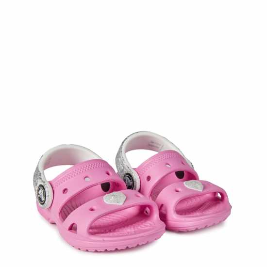 Crocs Classic Emb S In99 Тафи Розово Детски сандали и джапанки