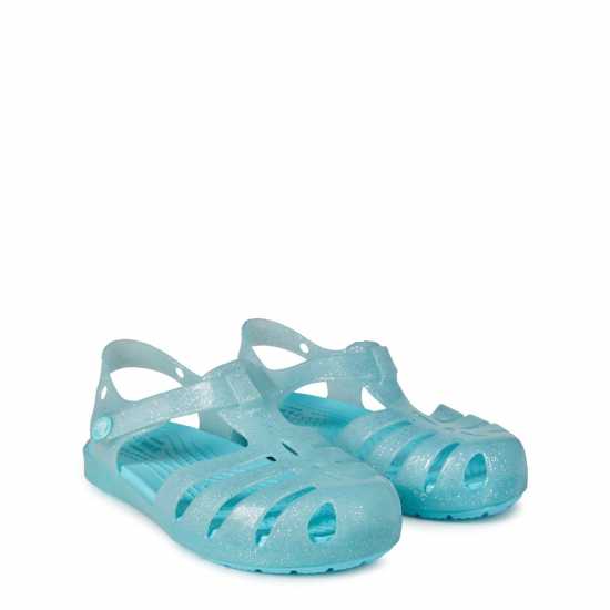 Crocs Kids Isabella Glitter Sandal Flat Sandals Unisex Арктика Бебешки обувки и маратонки