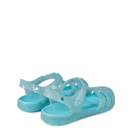 Crocs Kids Isabella Glitter Sandal Flat Sandals Unisex Арктика Бебешки обувки и маратонки