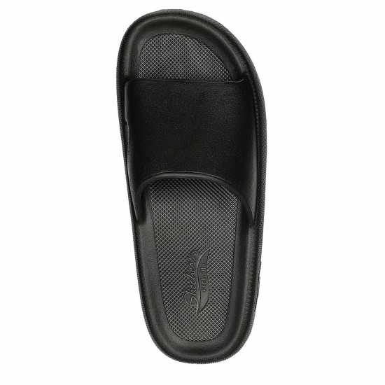 Skechers Arch Fit Horizon Slider Slippers Womens Black/Black Чехли