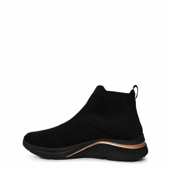 Skechers Ботуши С Топла Подплата Arch Fit S-Miles - Sock Walk Snug Boots Womens  