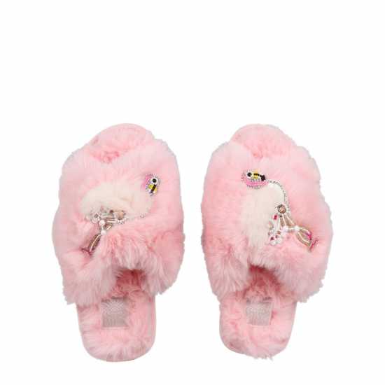 Biba Flamingo Embellished Slider Slipper  Чехли