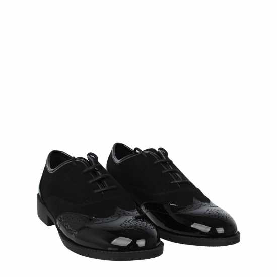 Miso Дамски Обувки Оксфорд Bobbi Ladies Brogues Черен Патент Дамски обувки