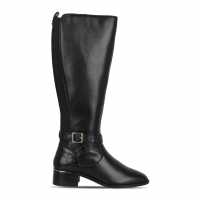 Biba Leather Croc Knee High Boot  