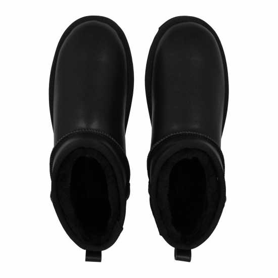 Ботуши С Топла Подплата Jack Wills Low Snug Boots Черна кожа 