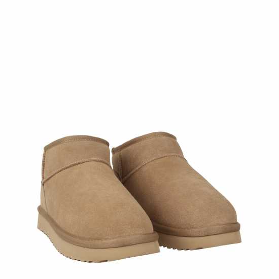 Ботуши С Топла Подплата Jack Wills Low Snug Boots Sand Дамски ботуши