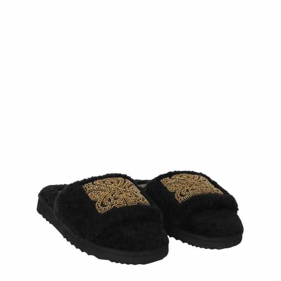 Biba Logo Embellished Slipper  Чехли