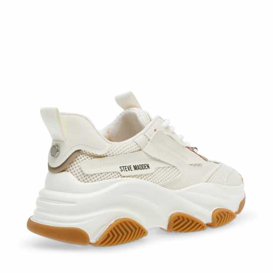 Steve Madden Possession E Trainers Womens Бяло/Гума 