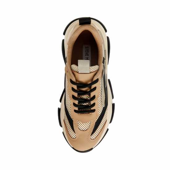 Steve Madden Possession E Trainers Womens Хаки/Черно 