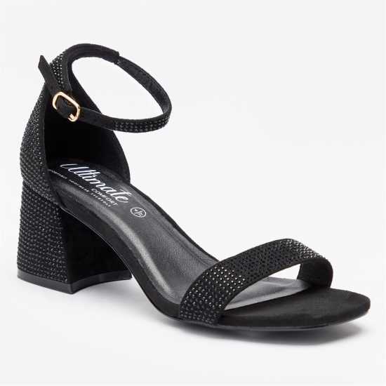 Be You Ultimate Comfort Diamante Block Heel  Дамски обувки