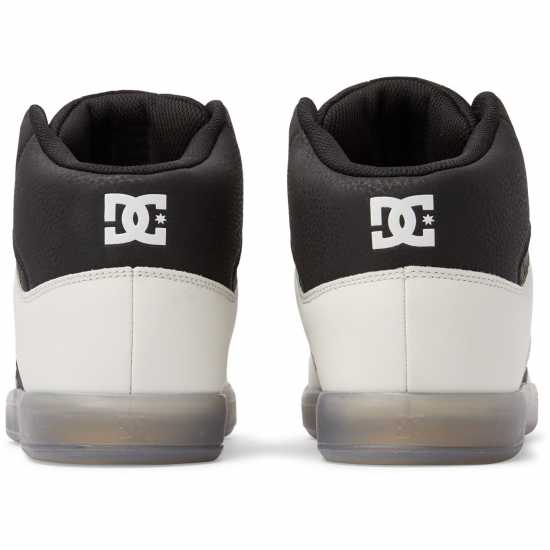 Dc Cure High Top Trainers Mens Черно/Крем Мъжки високи кецове