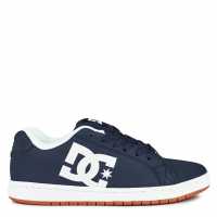 Dc Мъжки Маратонки Serial Graffik Trainers Mens Trainers Navy/White Мъжки маратонки