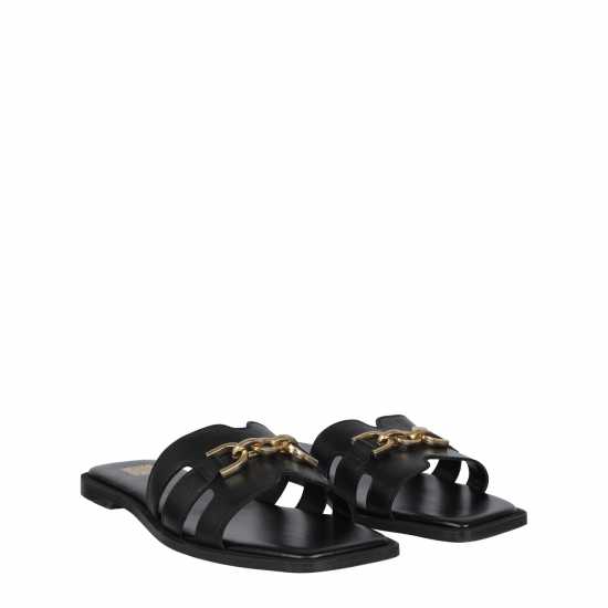 Biba Flat Chain Sandal Черно 