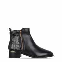 Biba Croc Zip Bt Ld44 Black 