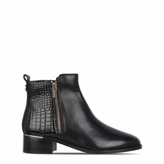 Biba Боти Zip Flat Ankle Boots Черно Дамски ботуши