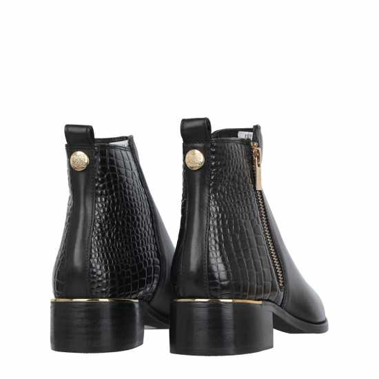 Biba Боти Zip Flat Ankle Boots Черно Дамски ботуши