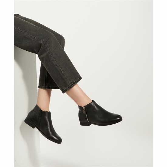 Боти Dune London Pond Leather Ankle Boots  Дамски ботуши