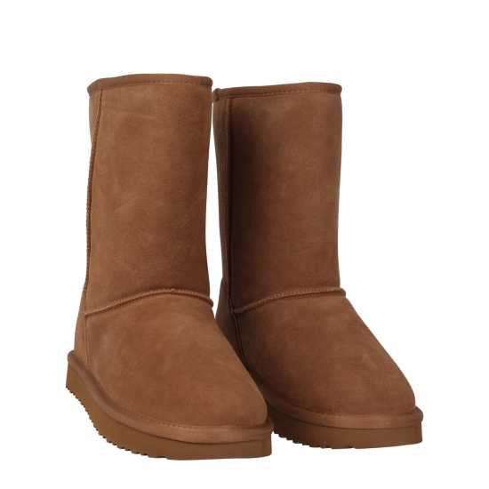 Ботуши С Топла Подплата Jack Wills High Snug Boots Кафяво 