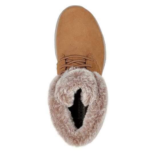 Skechers Боти Chugga W Bungee & Two Tone Fur Ankle Boots Womens  Дамски ботуши