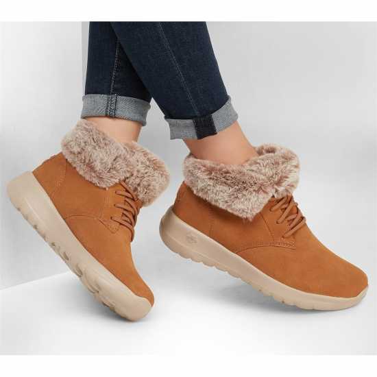 Skechers Боти Chugga W Bungee & Two Tone Fur Ankle Boots Womens  Дамски ботуши