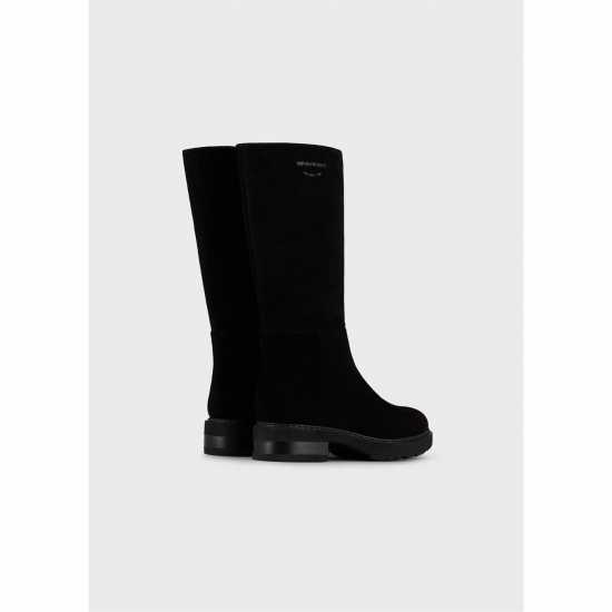 Emporio Armani Emporio Velour Boots Ld99  