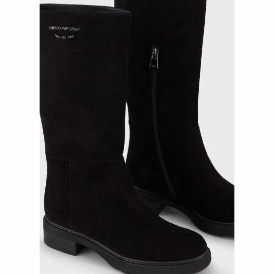 Emporio Armani Emporio Velour Boots Ld99  