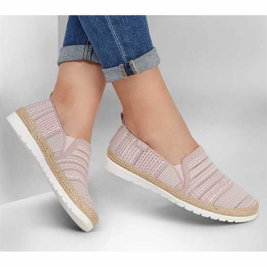 Skechers Engineered Woven Twin Gore Slip On Espadrilles Womens  Дамски обувки