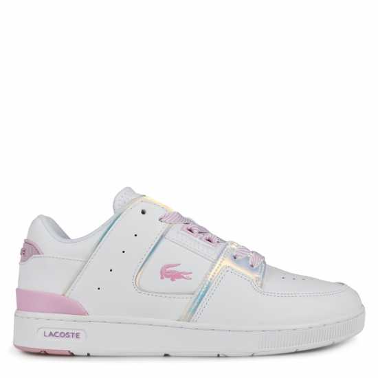 Lacoste Court Cage Trainers Бяло/Розово 