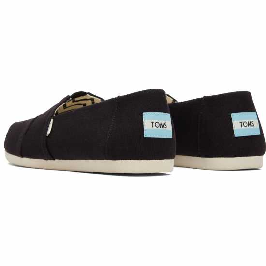 Toms Платнени Обувки Alpargata Canvas Shoes Черно/Бяло 