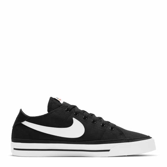 Nike Court Legacy Canvas Men's Shoes Black/White Мъжки текстилни маратонки и платненки