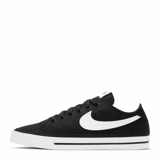 Nike Court Legacy Canvas Men's Shoes Black/White Мъжки текстилни маратонки и платненки