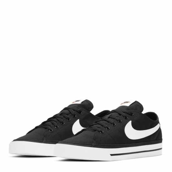 Nike Court Legacy Canvas Men's Shoes Black/White Мъжки текстилни маратонки и платненки