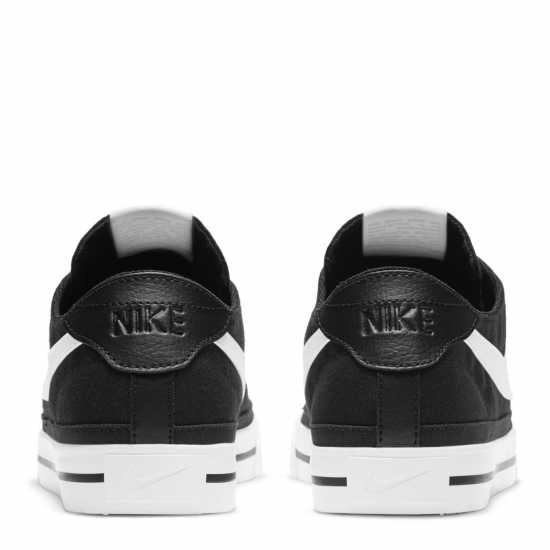 Nike Court Legacy Canvas Men's Shoes Black/White Мъжки текстилни маратонки и платненки