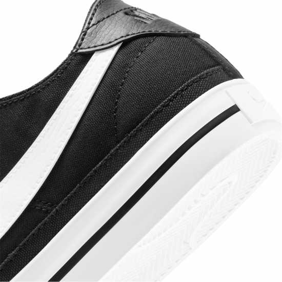 Nike Court Legacy Canvas Men's Shoes Black/White Мъжки текстилни маратонки и платненки