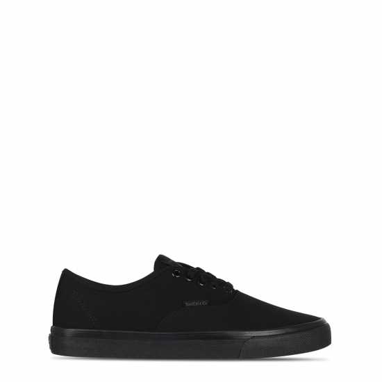 Soulcal Ниски Спортни Обувки Malibu Low Top Trainers Black/Black Мъжки текстилни маратонки и платненки