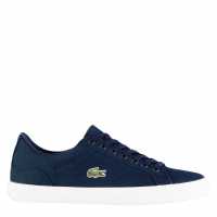 Lacoste Lerond Canvas Trainers Морска синьо 