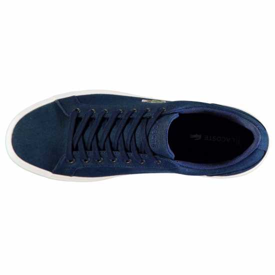 Lacoste Lerond Canvas Trainers Морска синьо 