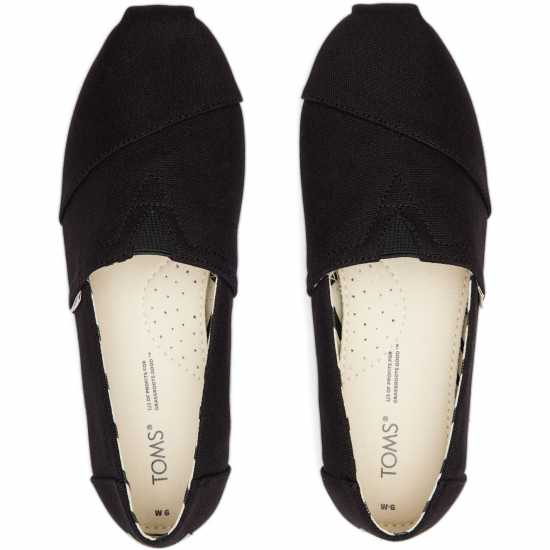 Toms Alpargata Canvas Pumps Черно/Бяло 