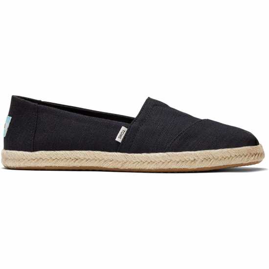 Toms Alpargata Rope Espadrille Черно 